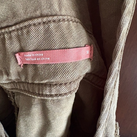 Anthropologists Pilcro Painter Overalls Olive Green size 30 - Picture 8 of 10